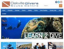 Tablet Screenshot of oakvilledivers.com